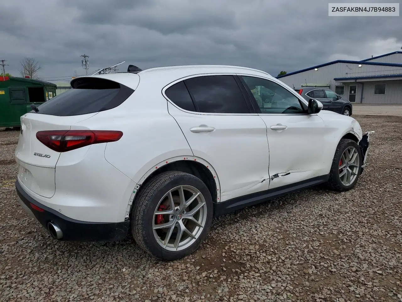 2018 Alfa Romeo Stelvio Ti VIN: ZASFAKBN4J7B94883 Lot: 53244056