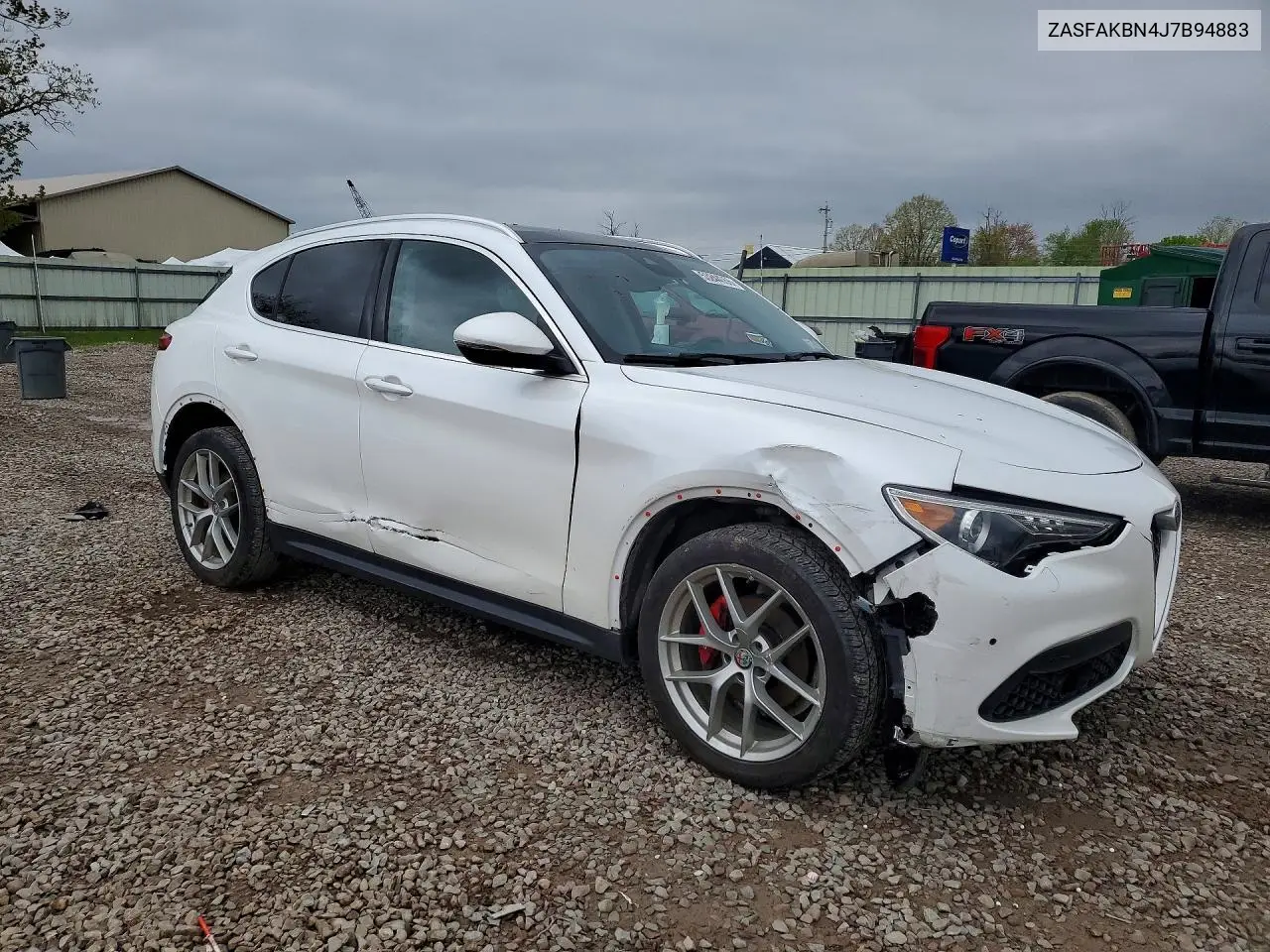 2018 Alfa Romeo Stelvio Ti VIN: ZASFAKBN4J7B94883 Lot: 53244056