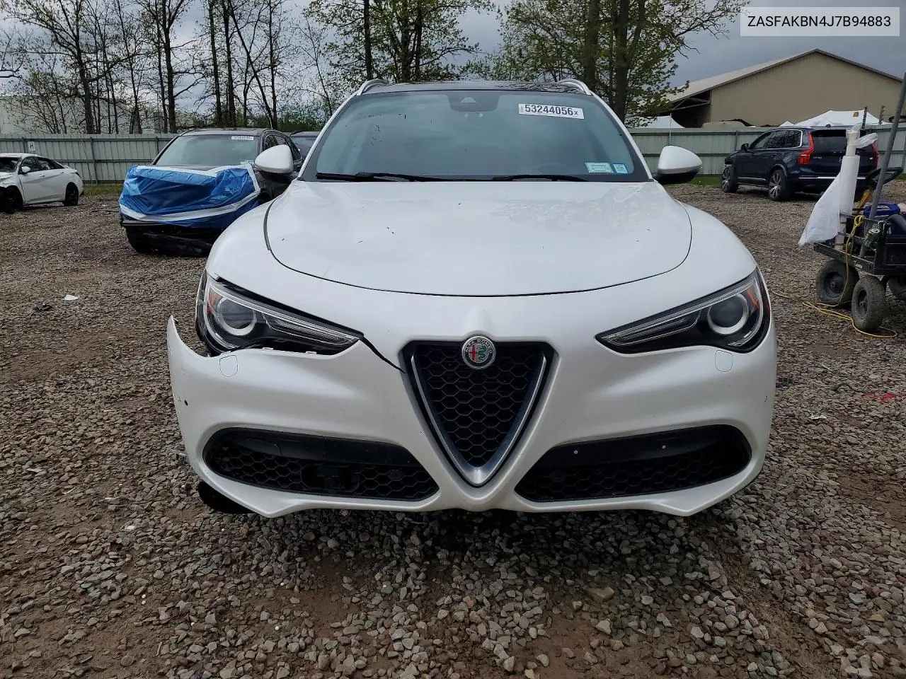 2018 Alfa Romeo Stelvio Ti VIN: ZASFAKBN4J7B94883 Lot: 53244056