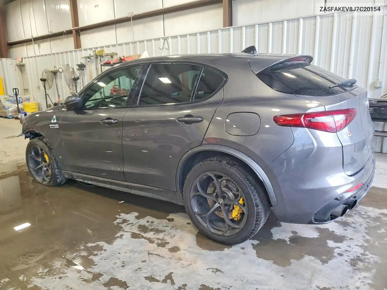 2018 Alfa Romeo Stelvio Quadrifoglio VIN: ZASFAKEV8J7C20154 Lot: 53822656