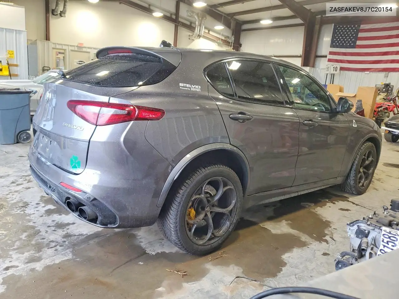 2018 Alfa Romeo Stelvio Quadrifoglio VIN: ZASFAKEV8J7C20154 Lot: 53822656