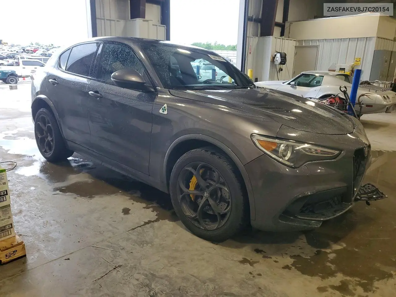 2018 Alfa Romeo Stelvio Quadrifoglio VIN: ZASFAKEV8J7C20154 Lot: 53822656