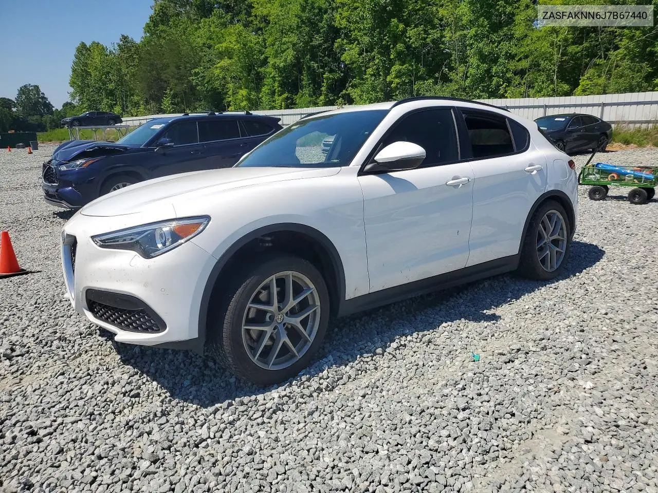 2018 Alfa Romeo Stelvio Ti Sport VIN: ZASFAKNN6J7B67440 Lot: 54246836