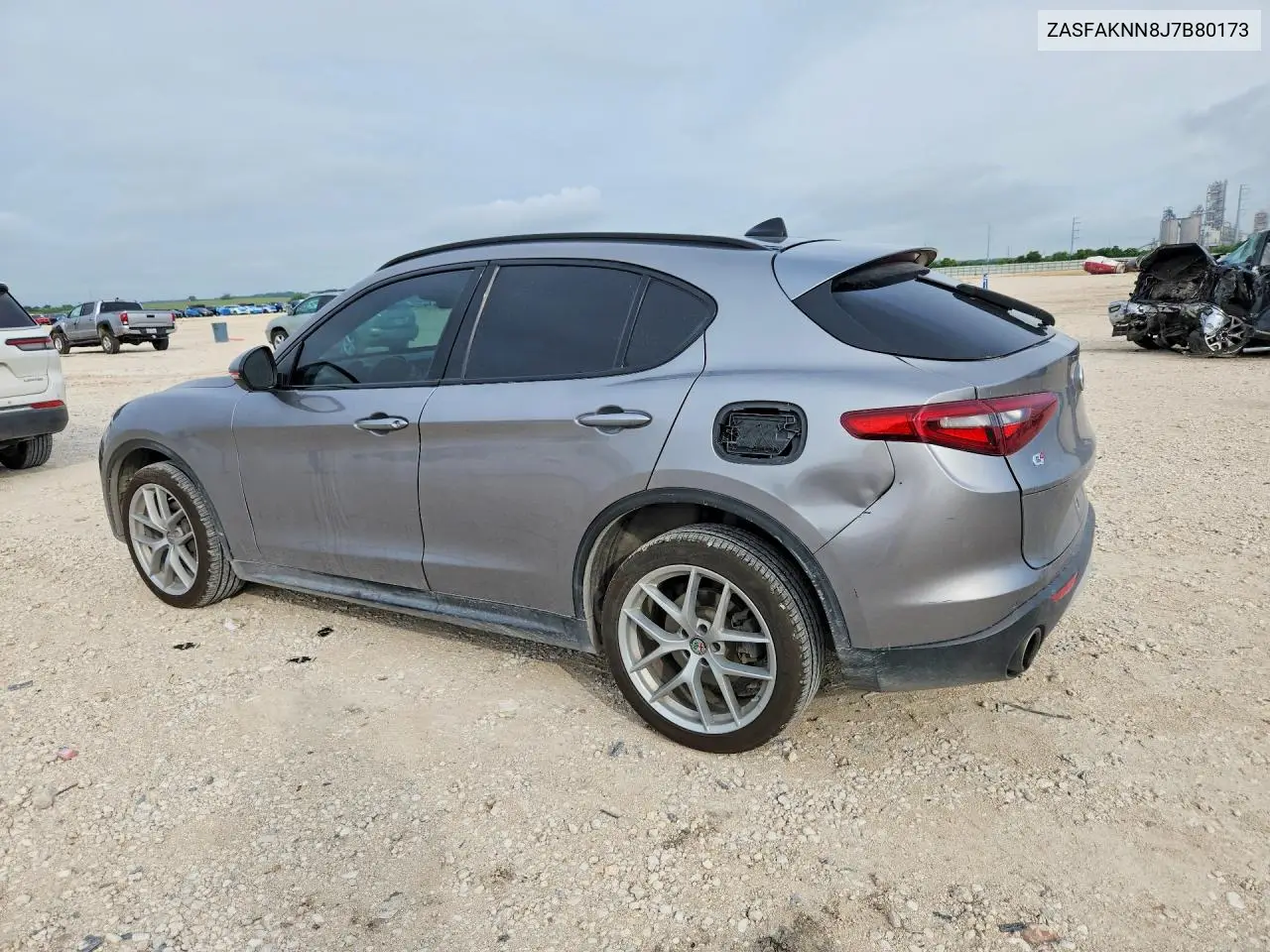 2018 Alfa Romeo Stelvio Ti Sport VIN: ZASFAKNN8J7B80173 Lot: 54465236