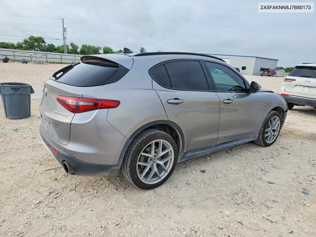 2018 Alfa Romeo Stelvio Ti Sport VIN: ZASFAKNN8J7B80173 Lot: 54465236