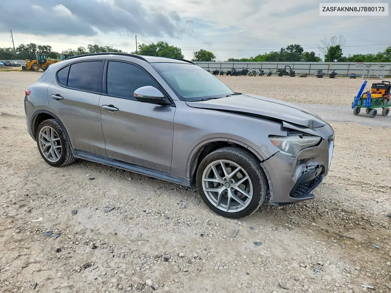 2018 Alfa Romeo Stelvio Ti Sport VIN: ZASFAKNN8J7B80173 Lot: 54465236
