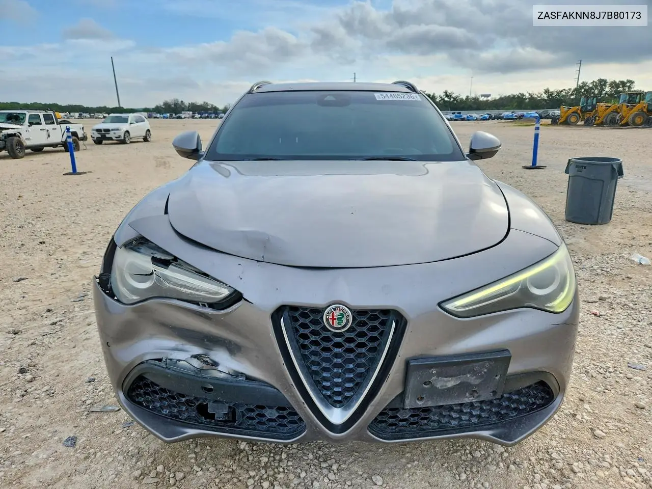 2018 Alfa Romeo Stelvio Ti Sport VIN: ZASFAKNN8J7B80173 Lot: 54465236