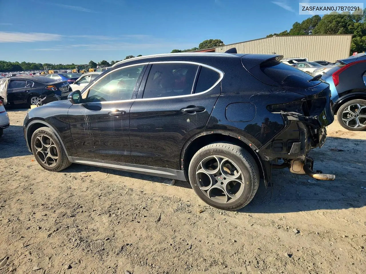 2018 Alfa Romeo Stelvio VIN: ZASFAKAN0J7B70291 Lot: 54687366