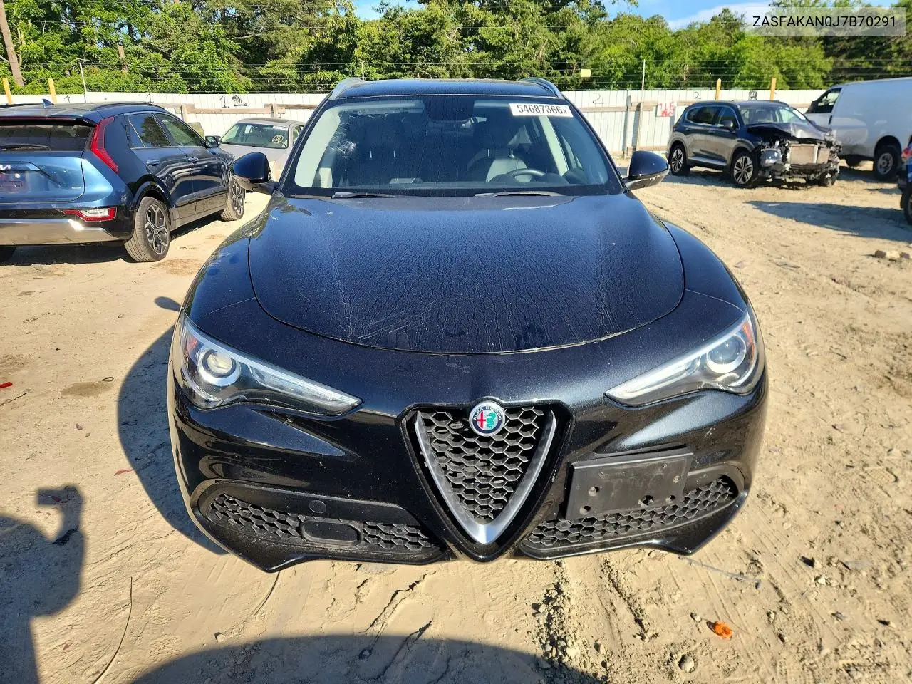 2018 Alfa Romeo Stelvio VIN: ZASFAKAN0J7B70291 Lot: 54687366