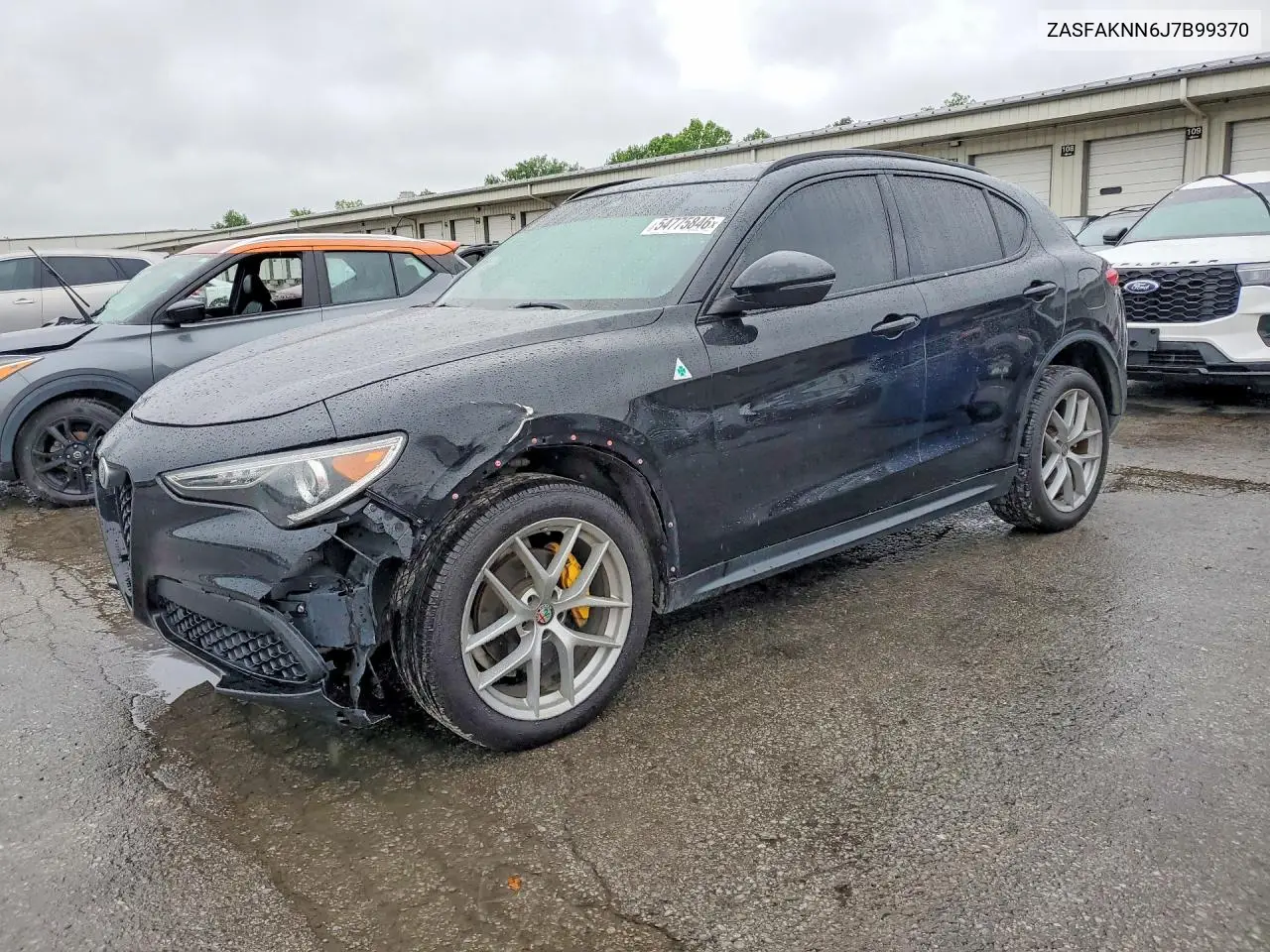 2018 Alfa Romeo Stelvio Ti Sport VIN: ZASFAKNN6J7B99370 Lot: 54775846