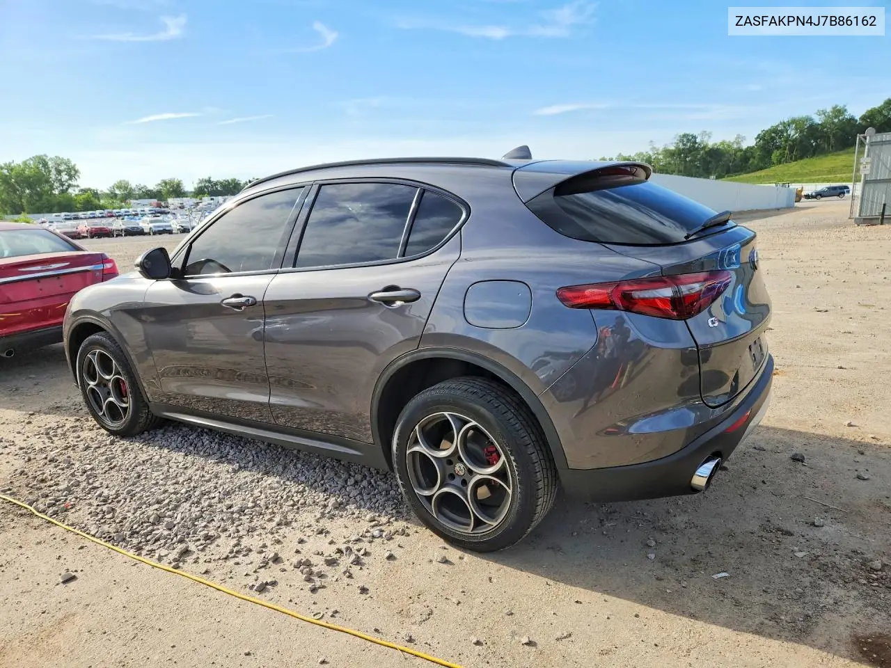 2018 Alfa Romeo Stelvio Sport VIN: ZASFAKPN4J7B86162 Lot: 55157186