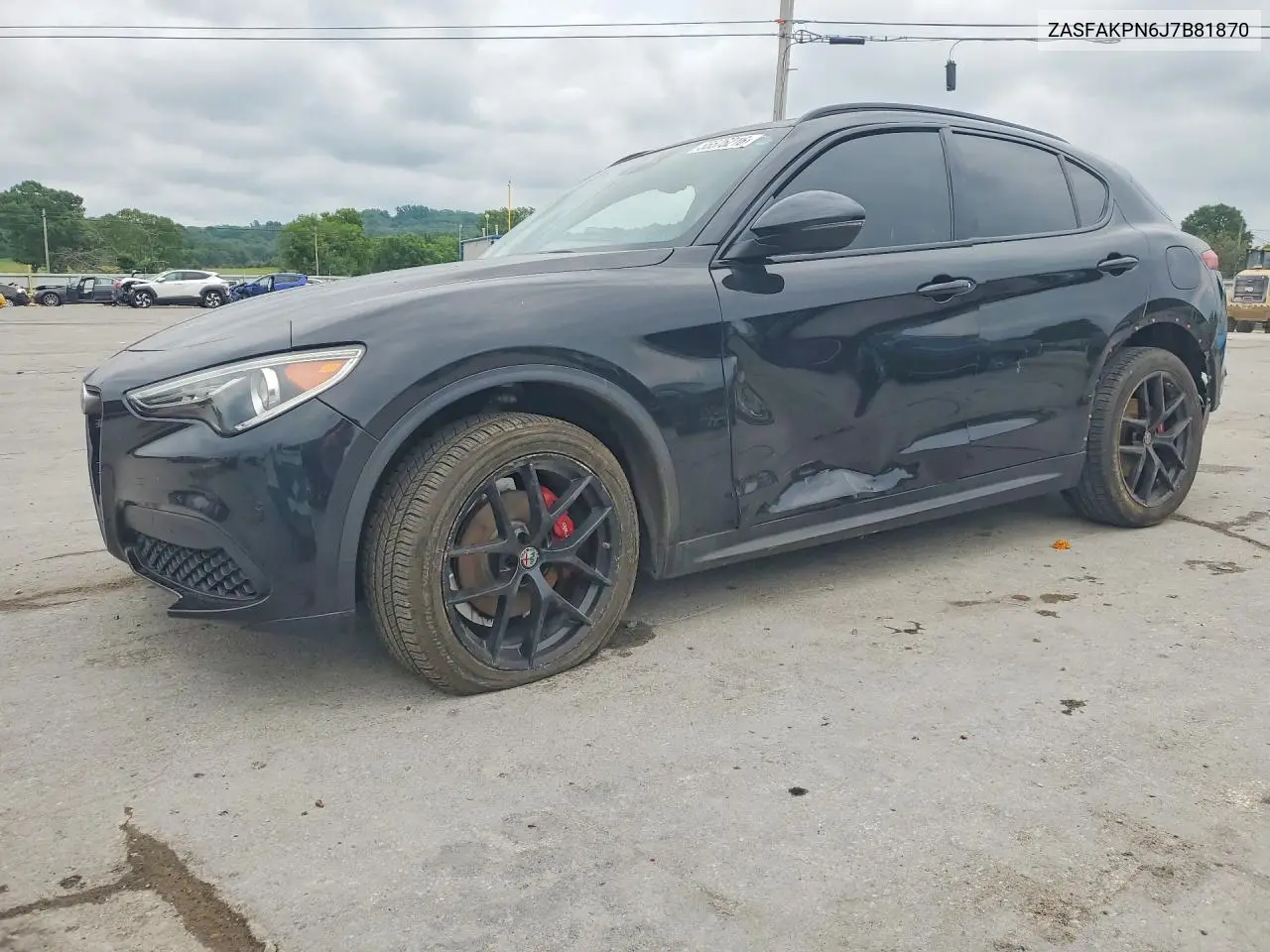 2018 Alfa Romeo Stelvio Sport VIN: ZASFAKPN6J7B81870 Lot: 55576216