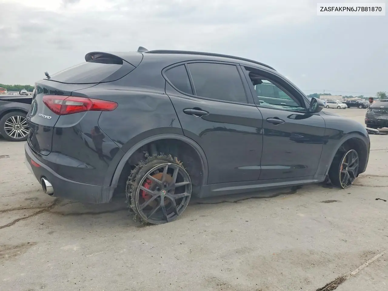 2018 Alfa Romeo Stelvio Sport VIN: ZASFAKPN6J7B81870 Lot: 55576216