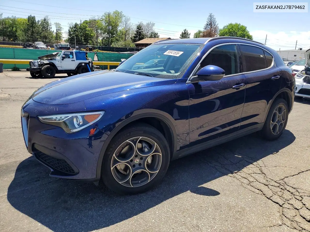 2018 Alfa Romeo Stelvio VIN: ZASFAKAN2J7B79462 Lot: 56941656