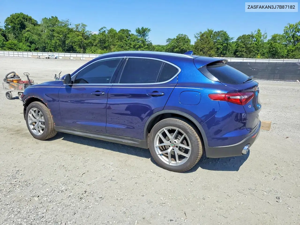 2018 Alfa Romeo Stelvio VIN: ZASFAKAN3J7B87182 Lot: 57353276