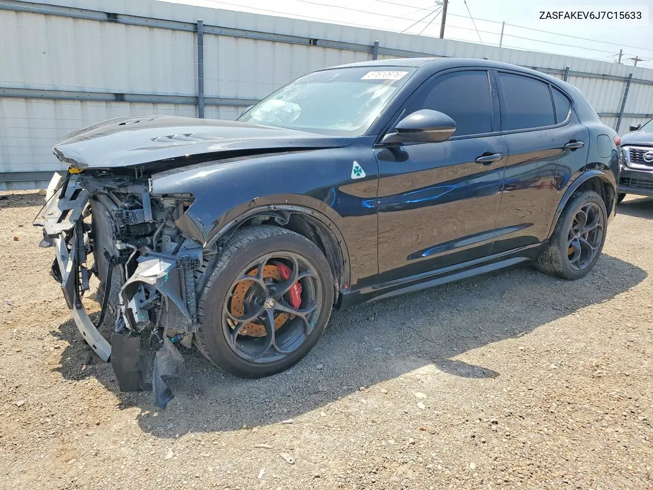 2018 Alfa Romeo Stelvio Quadrifoglio VIN: ZASFAKEV6J7C15633 Lot: 57610976