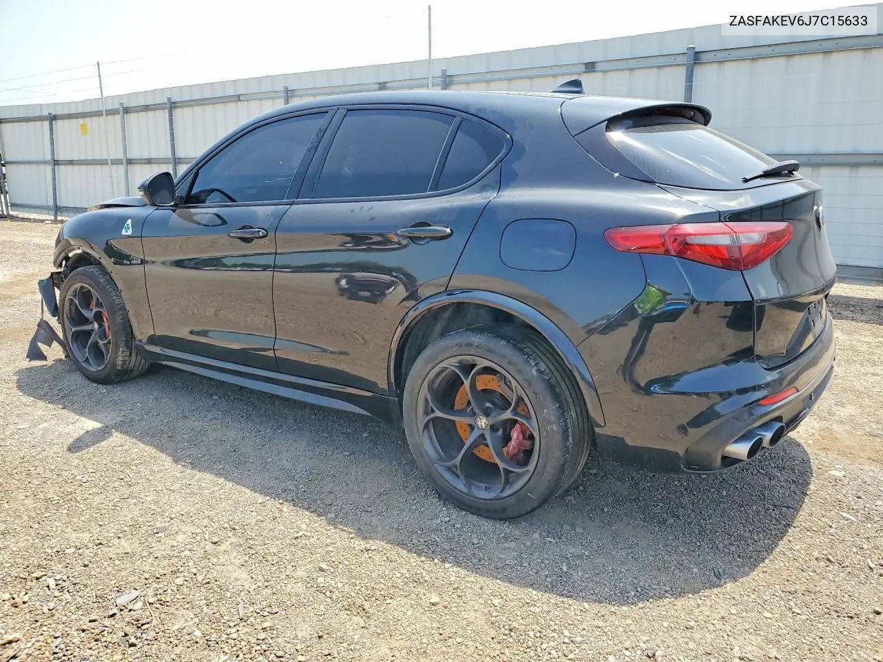 2018 Alfa Romeo Stelvio Quadrifoglio VIN: ZASFAKEV6J7C15633 Lot: 57610976