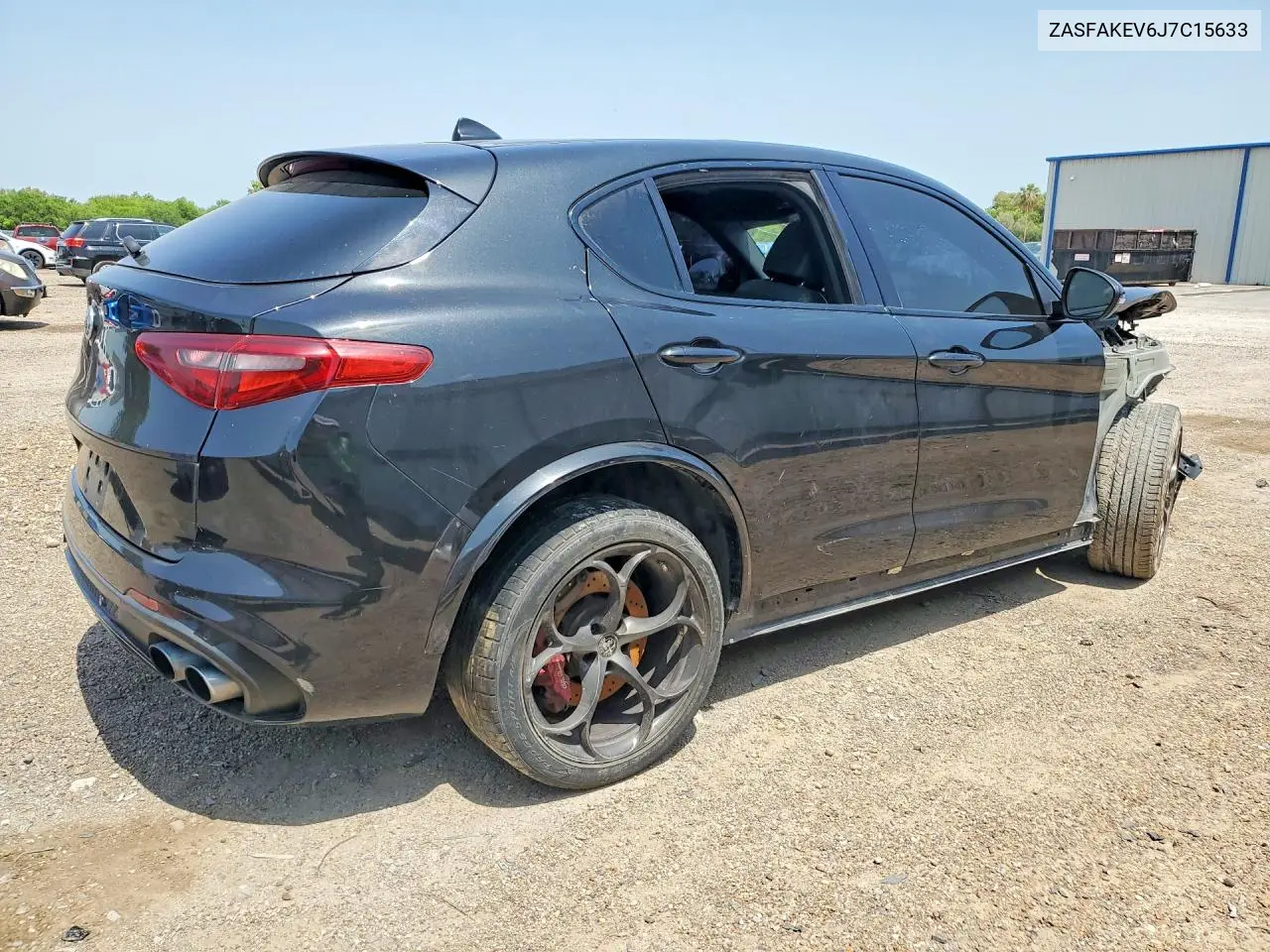 2018 Alfa Romeo Stelvio Quadrifoglio VIN: ZASFAKEV6J7C15633 Lot: 57610976