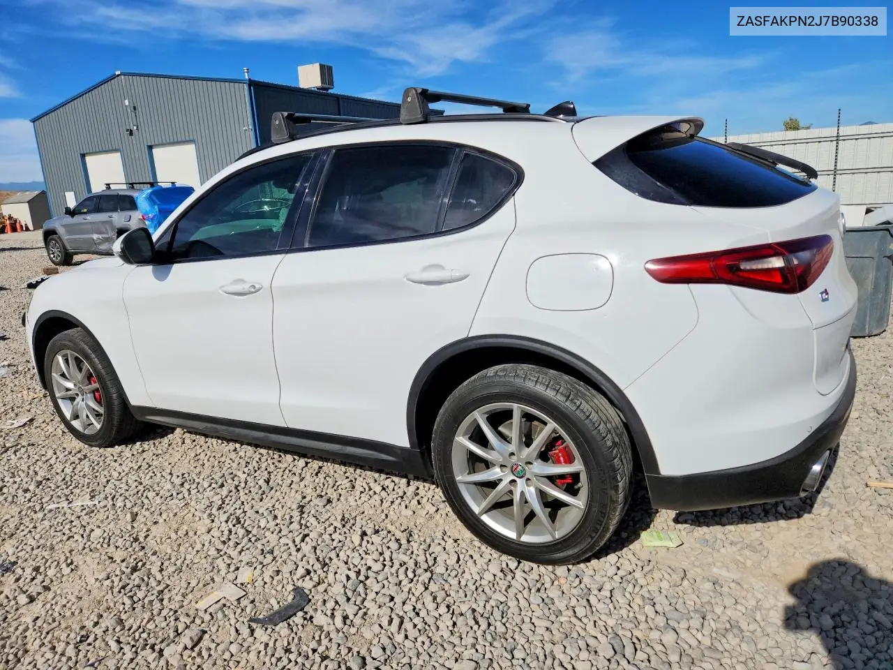 2018 Alfa Romeo Stelvio Sport VIN: ZASFAKPN2J7B90338 Lot: 58009616