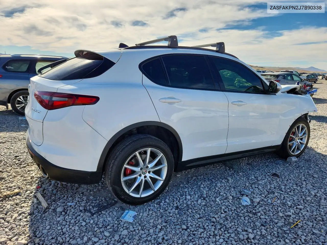 2018 Alfa Romeo Stelvio Sport VIN: ZASFAKPN2J7B90338 Lot: 58009616