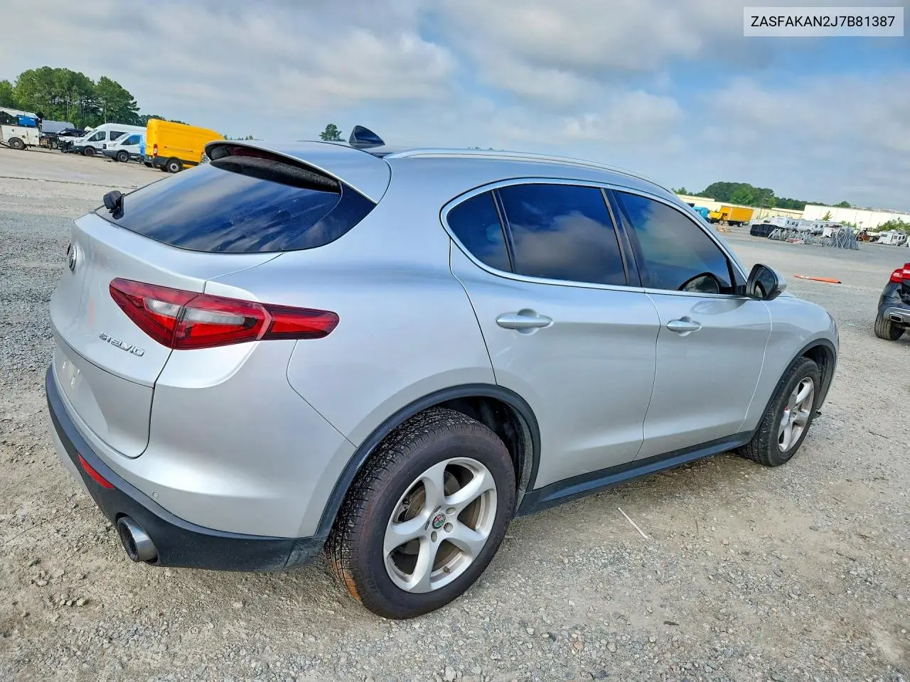2018 Alfa Romeo Stelvio VIN: ZASFAKAN2J7B81387 Lot: 58203856