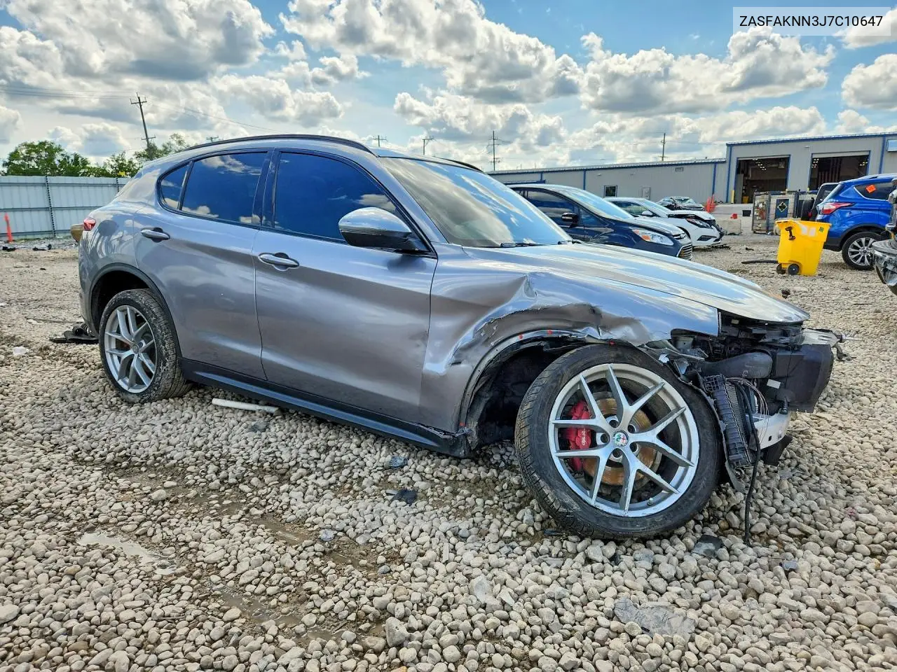 2018 Alfa Romeo Stelvio Ti Sport VIN: ZASFAKNN3J7C10647 Lot: 58633006