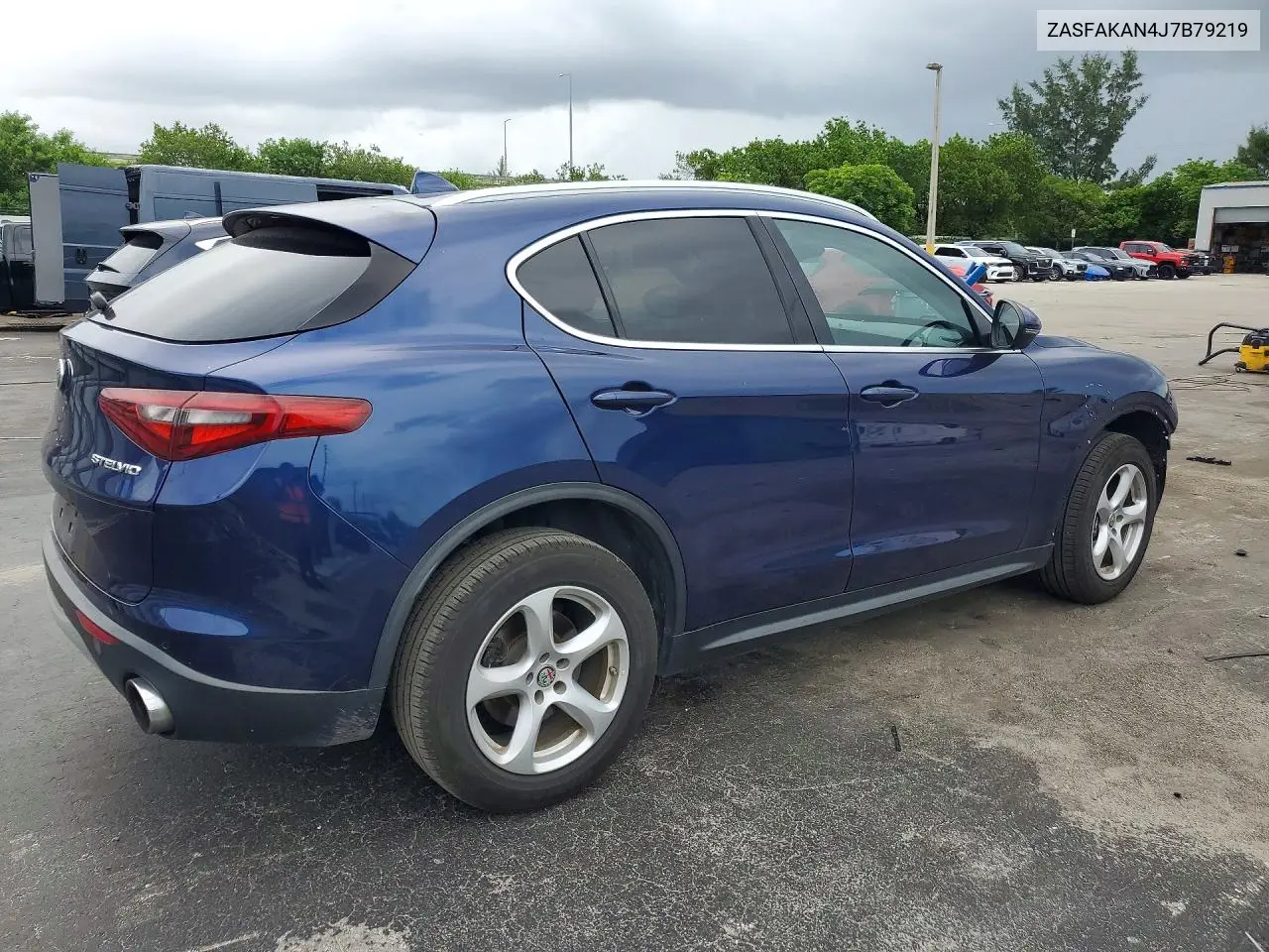 2018 Alfa Romeo Stelvio VIN: ZASFAKAN4J7B79219 Lot: 58847296