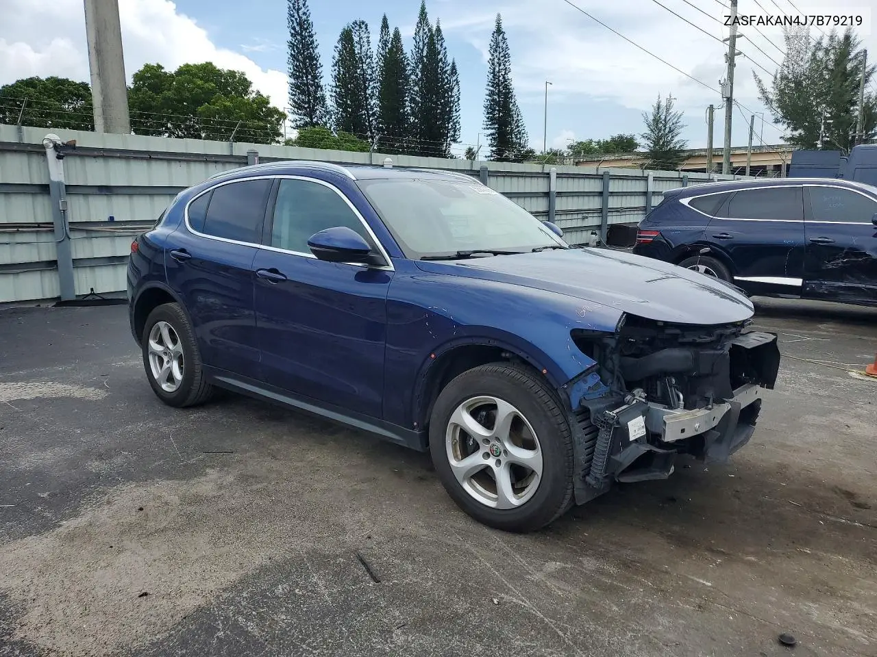 2018 Alfa Romeo Stelvio VIN: ZASFAKAN4J7B79219 Lot: 58847296