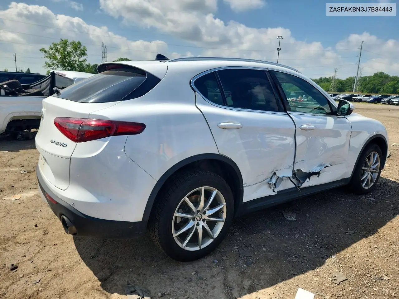 2018 Alfa Romeo Stelvio Ti VIN: ZASFAKBN3J7B84443 Lot: 58979736