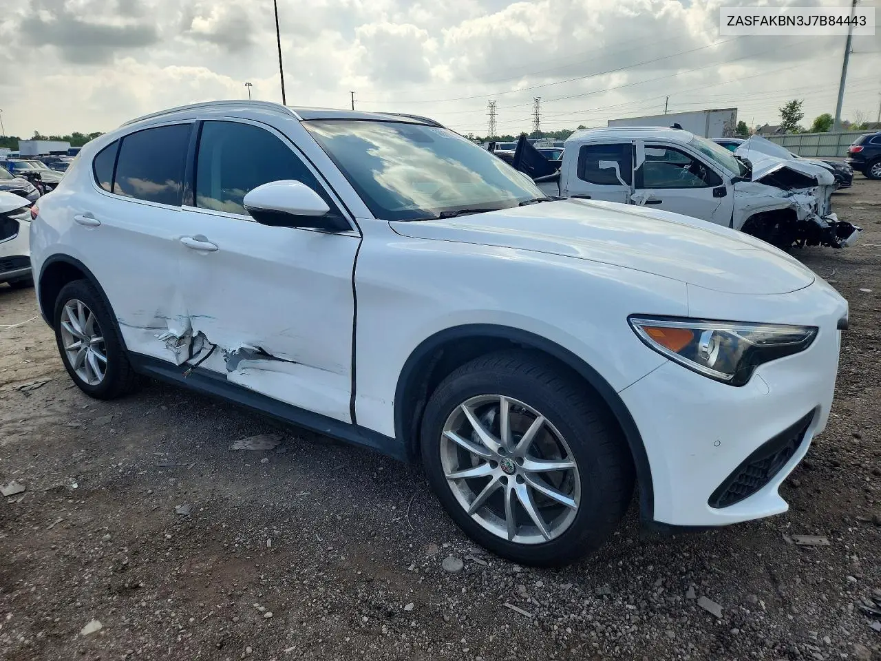 2018 Alfa Romeo Stelvio Ti VIN: ZASFAKBN3J7B84443 Lot: 58979736