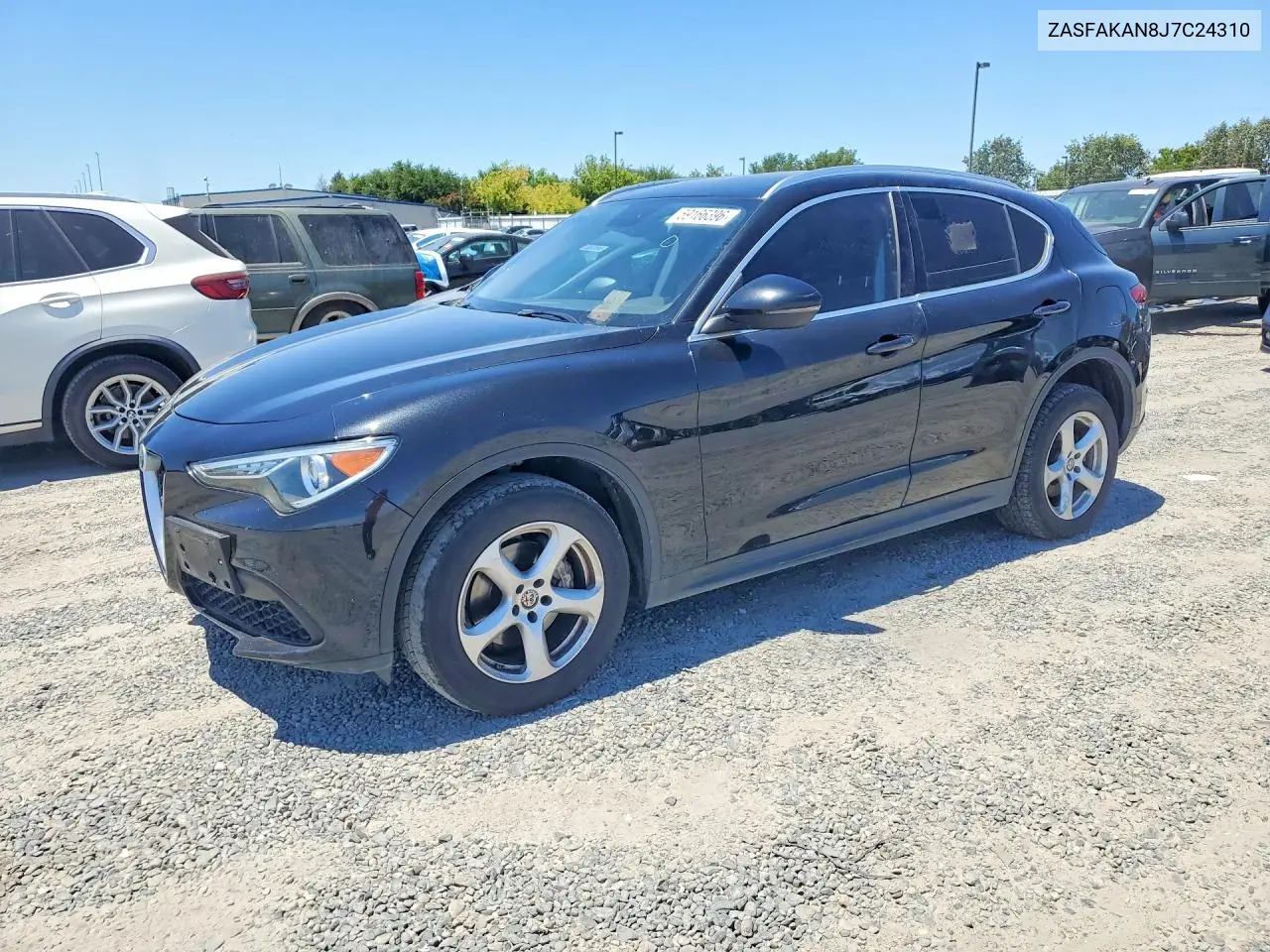 2018 Alfa Romeo Stelvio VIN: ZASFAKAN8J7C24310 Lot: 59166396