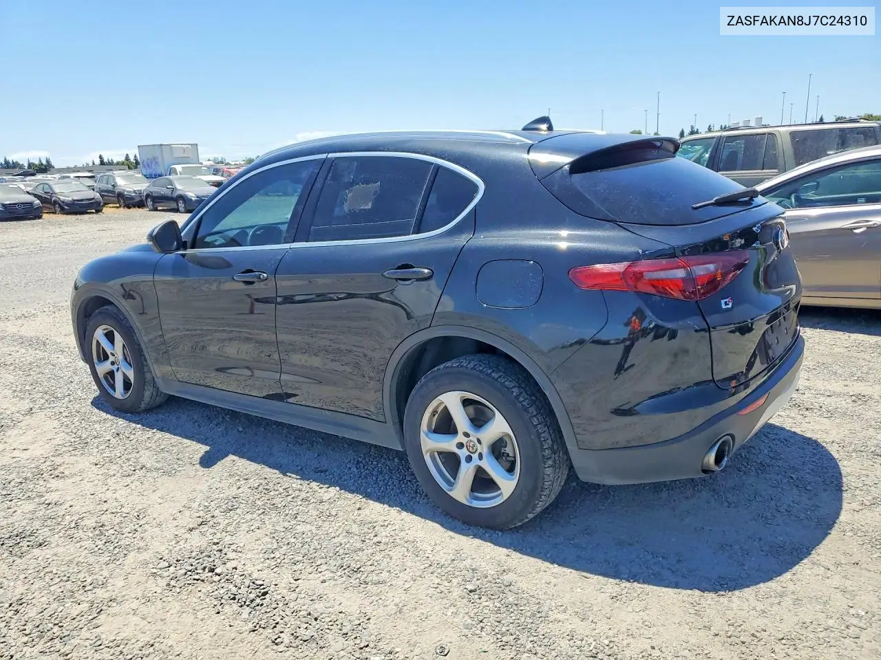 2018 Alfa Romeo Stelvio VIN: ZASFAKAN8J7C24310 Lot: 59166396