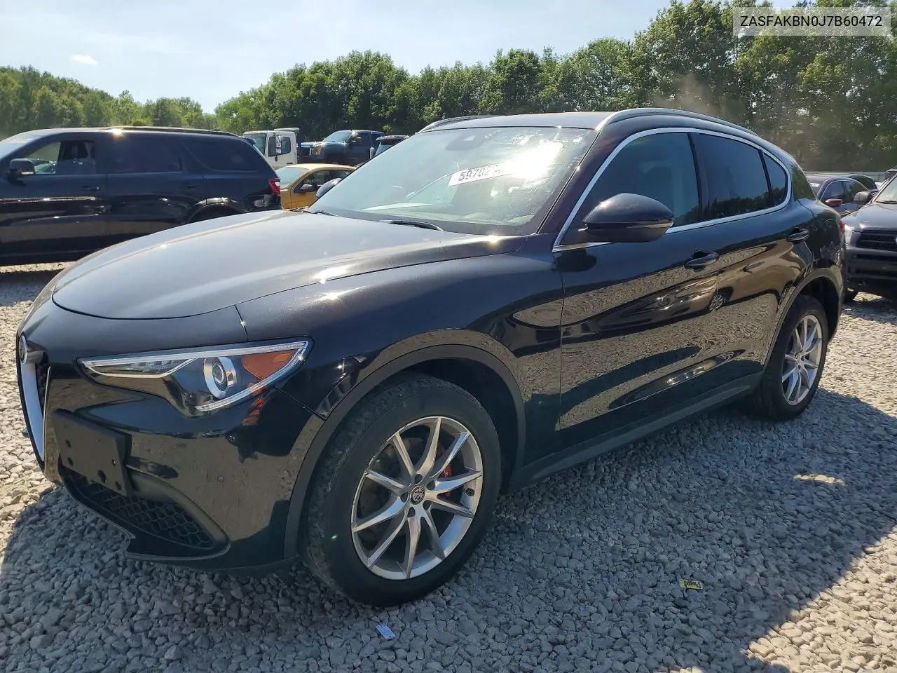 2018 Alfa Romeo Stelvio Ti VIN: ZASFAKBN0J7B60472 Lot: 59702636