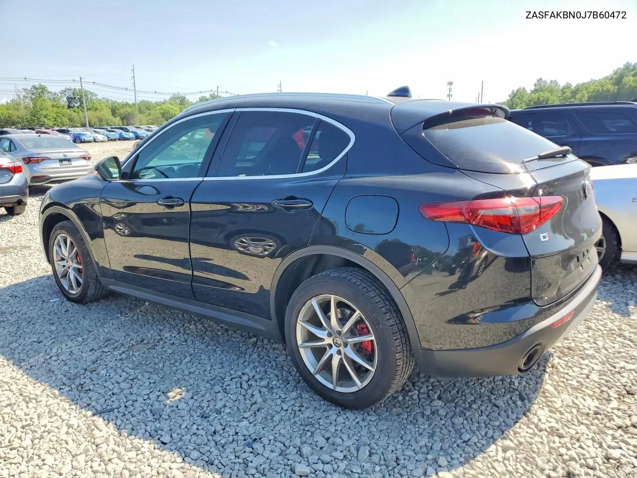 2018 Alfa Romeo Stelvio Ti VIN: ZASFAKBN0J7B60472 Lot: 59702636