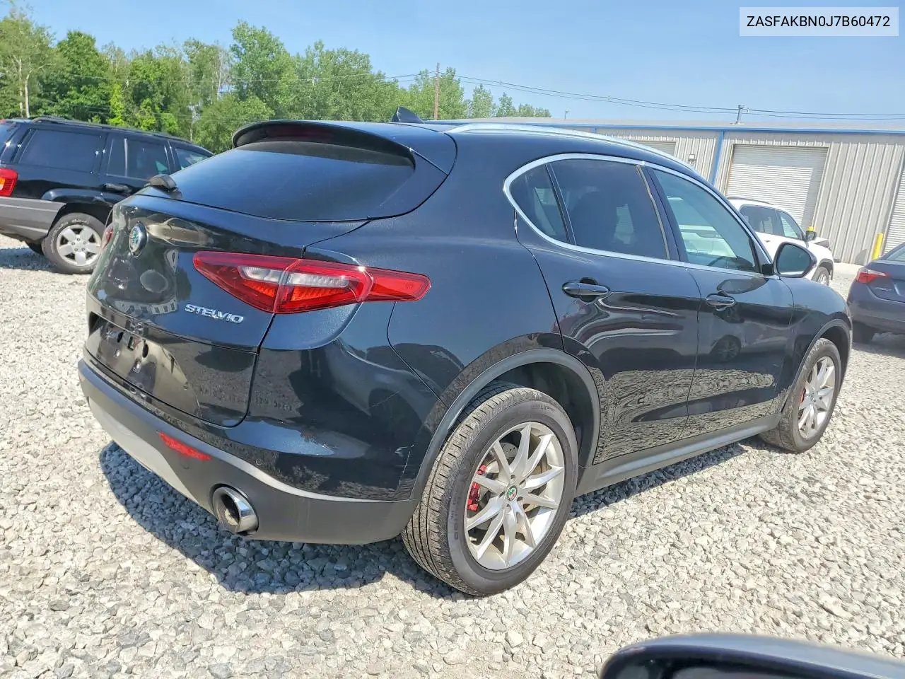 2018 Alfa Romeo Stelvio Ti VIN: ZASFAKBN0J7B60472 Lot: 59702636