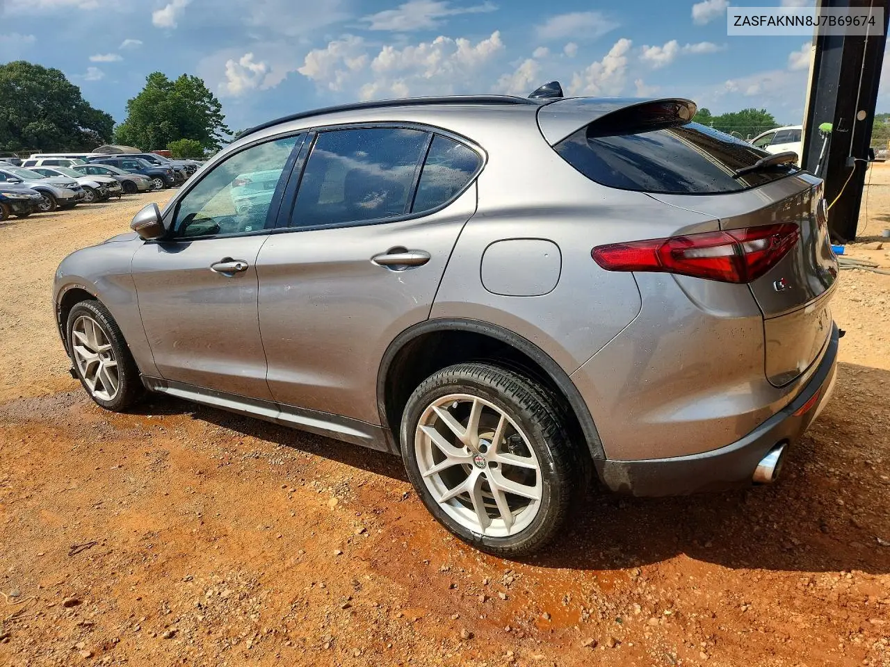 2018 Alfa Romeo Stelvio Ti Sport VIN: ZASFAKNN8J7B69674 Lot: 60122216
