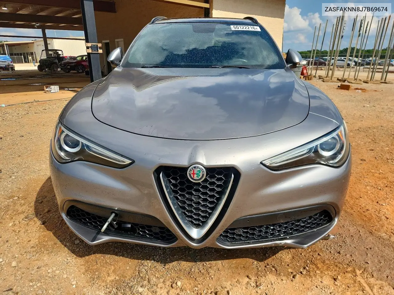 2018 Alfa Romeo Stelvio Ti Sport VIN: ZASFAKNN8J7B69674 Lot: 60122216