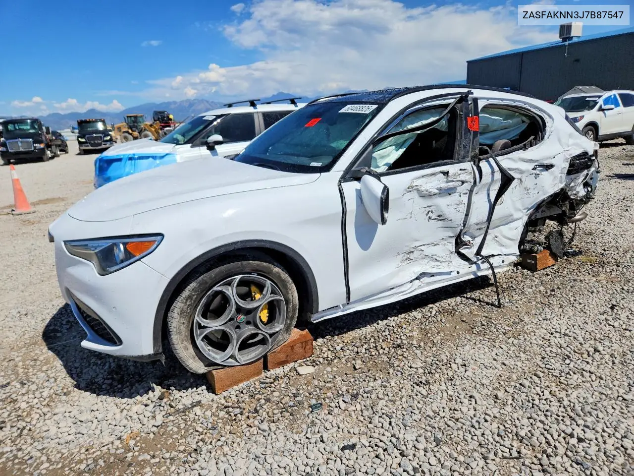 2018 Alfa Romeo Stelvio Ti Sport VIN: ZASFAKNN3J7B87547 Lot: 60468826