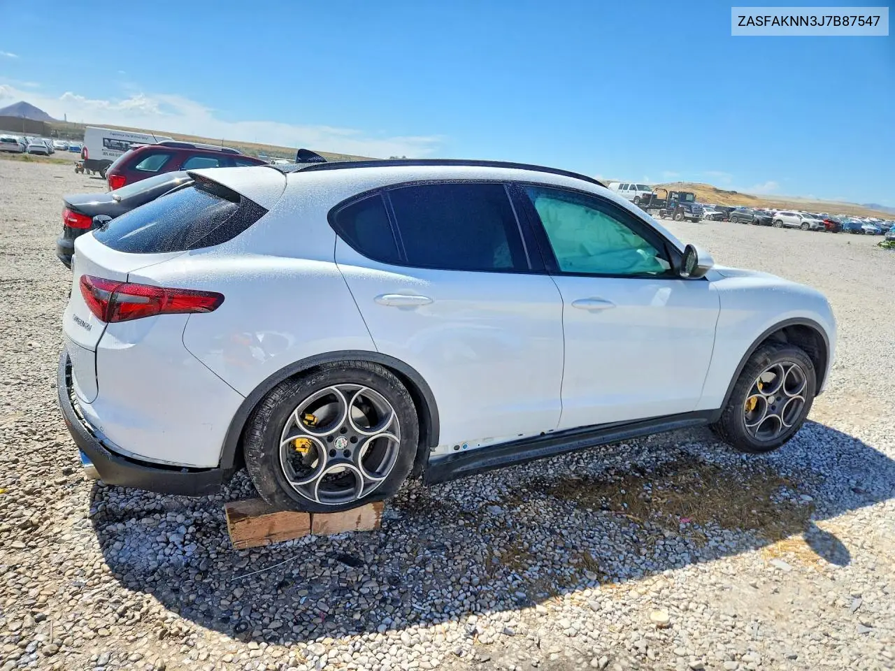 2018 Alfa Romeo Stelvio Ti Sport VIN: ZASFAKNN3J7B87547 Lot: 60468826
