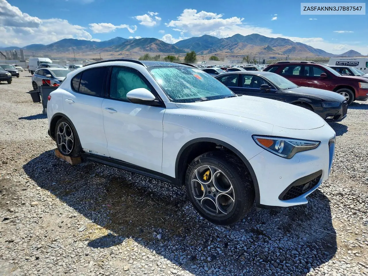 2018 Alfa Romeo Stelvio Ti Sport VIN: ZASFAKNN3J7B87547 Lot: 60468826