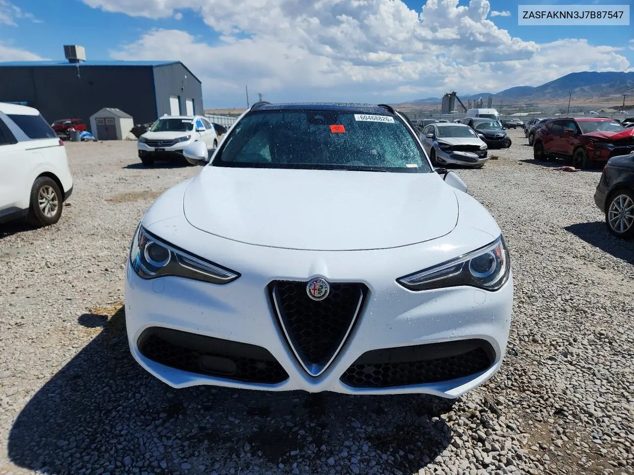 2018 Alfa Romeo Stelvio Ti Sport VIN: ZASFAKNN3J7B87547 Lot: 60468826
