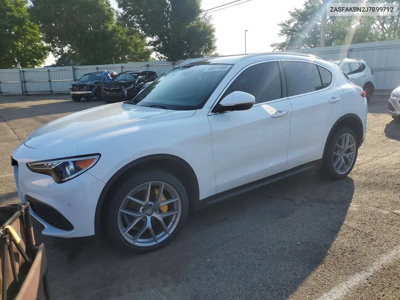 2018 Alfa Romeo Stelvio Ti VIN: ZASFAKBN2J7B99712 Lot: 60611566