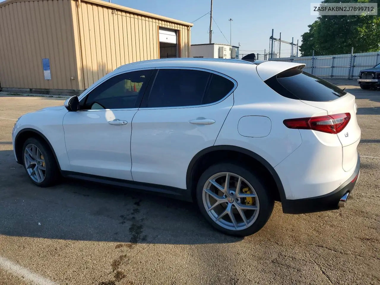 2018 Alfa Romeo Stelvio Ti VIN: ZASFAKBN2J7B99712 Lot: 60611566