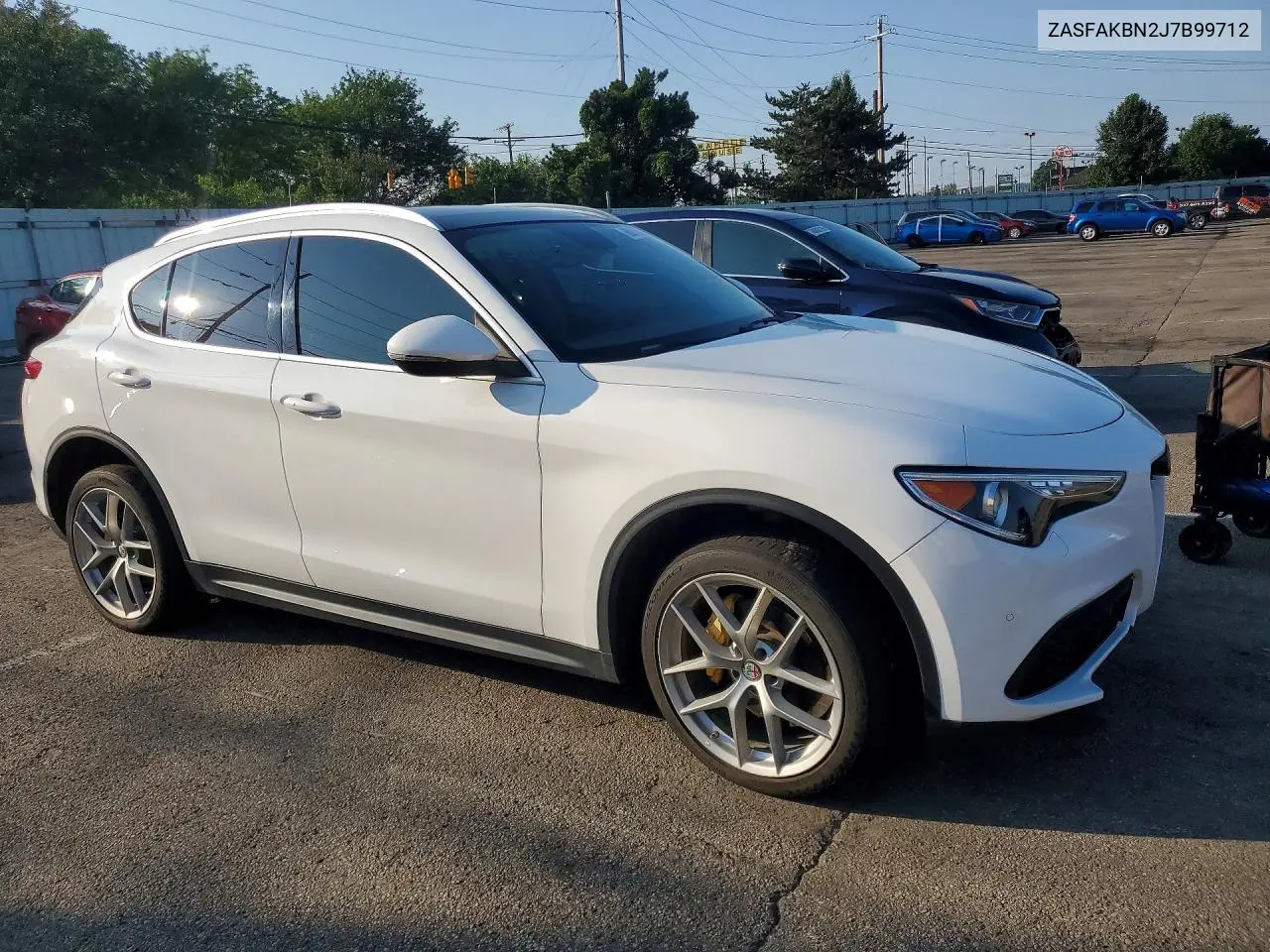 2018 Alfa Romeo Stelvio Ti VIN: ZASFAKBN2J7B99712 Lot: 60611566