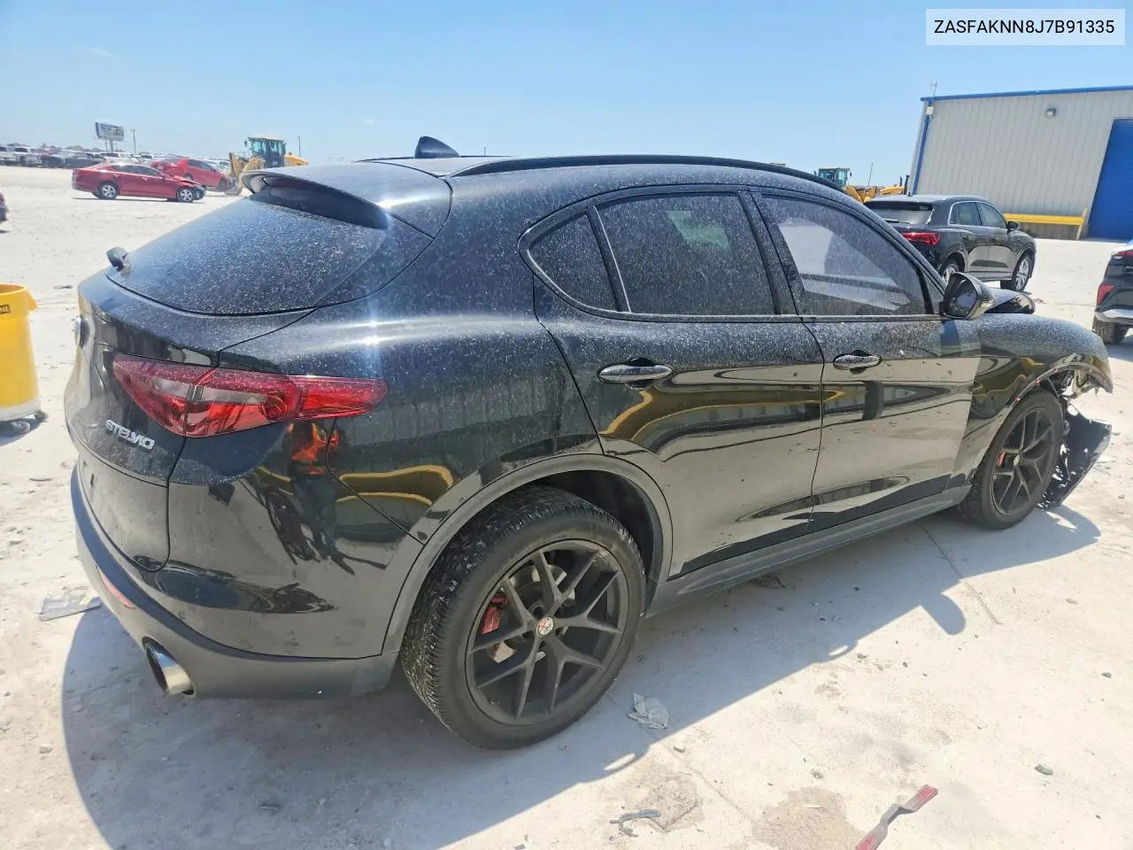 2018 Alfa Romeo Stelvio Ti Sport VIN: ZASFAKNN8J7B91335 Lot: 60681826