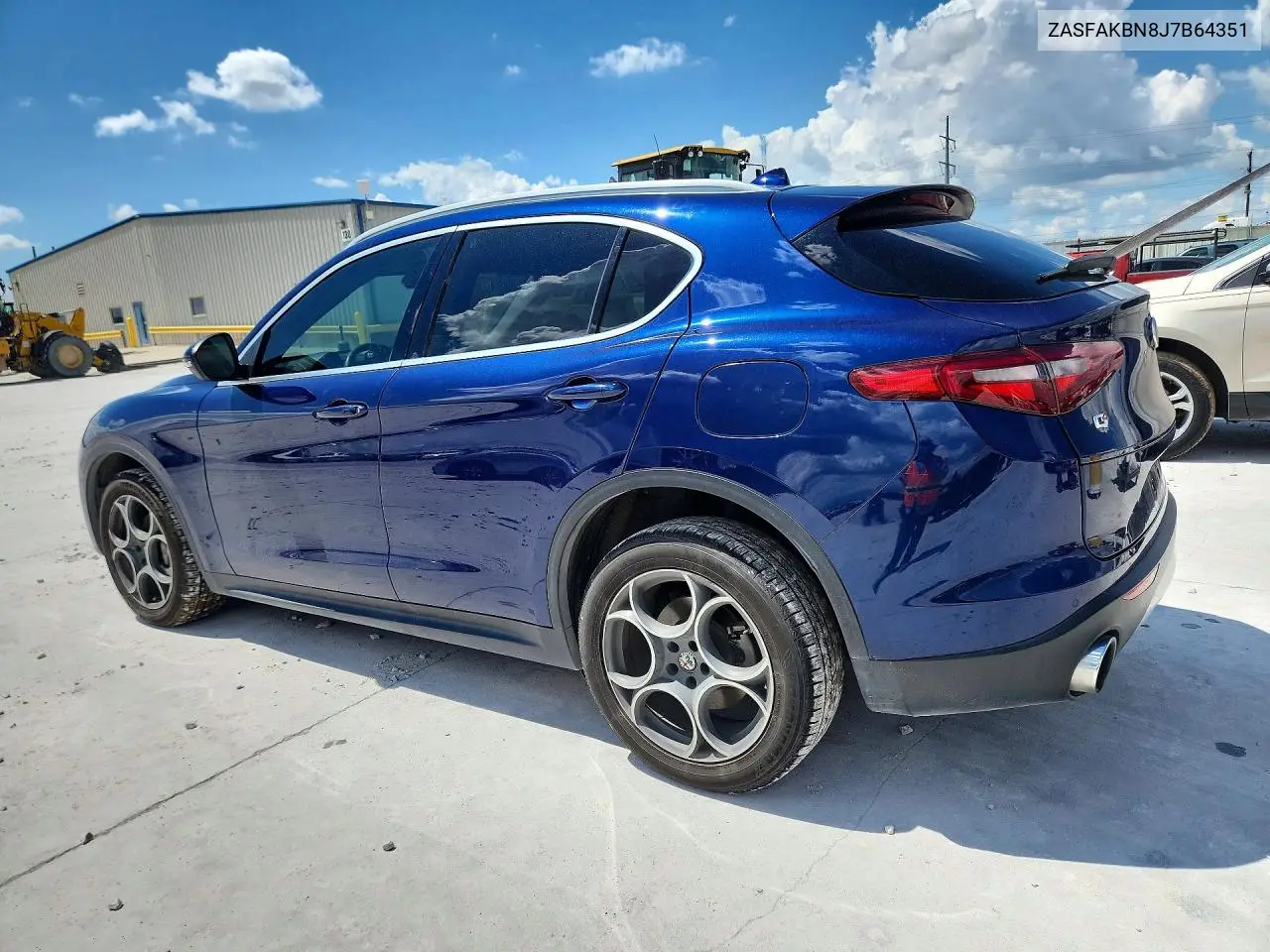 2018 Alfa Romeo Stelvio Ti VIN: ZASFAKBN8J7B64351 Lot: 61168646