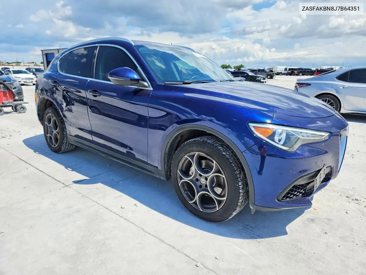 2018 Alfa Romeo Stelvio Ti VIN: ZASFAKBN8J7B64351 Lot: 61168646