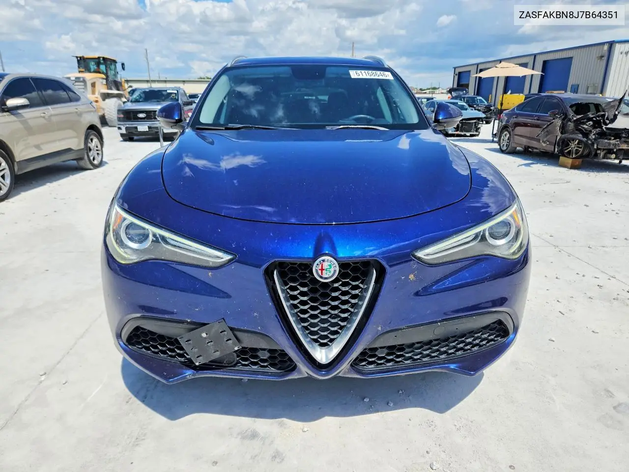 2018 Alfa Romeo Stelvio Ti VIN: ZASFAKBN8J7B64351 Lot: 61168646