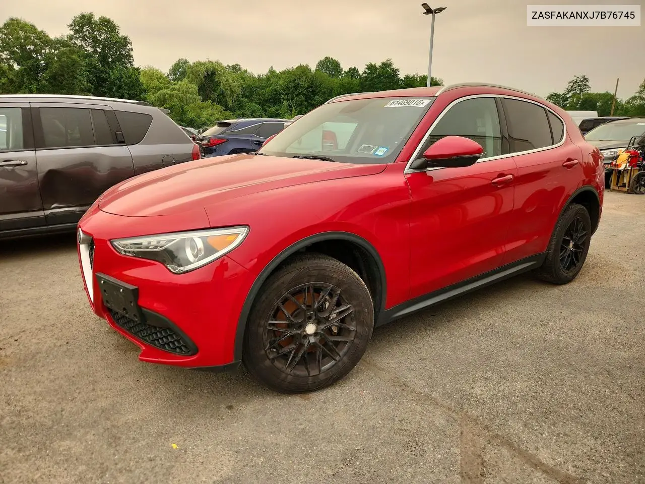 2018 Alfa Romeo Stelvio VIN: ZASFAKANXJ7B76745 Lot: 61469016