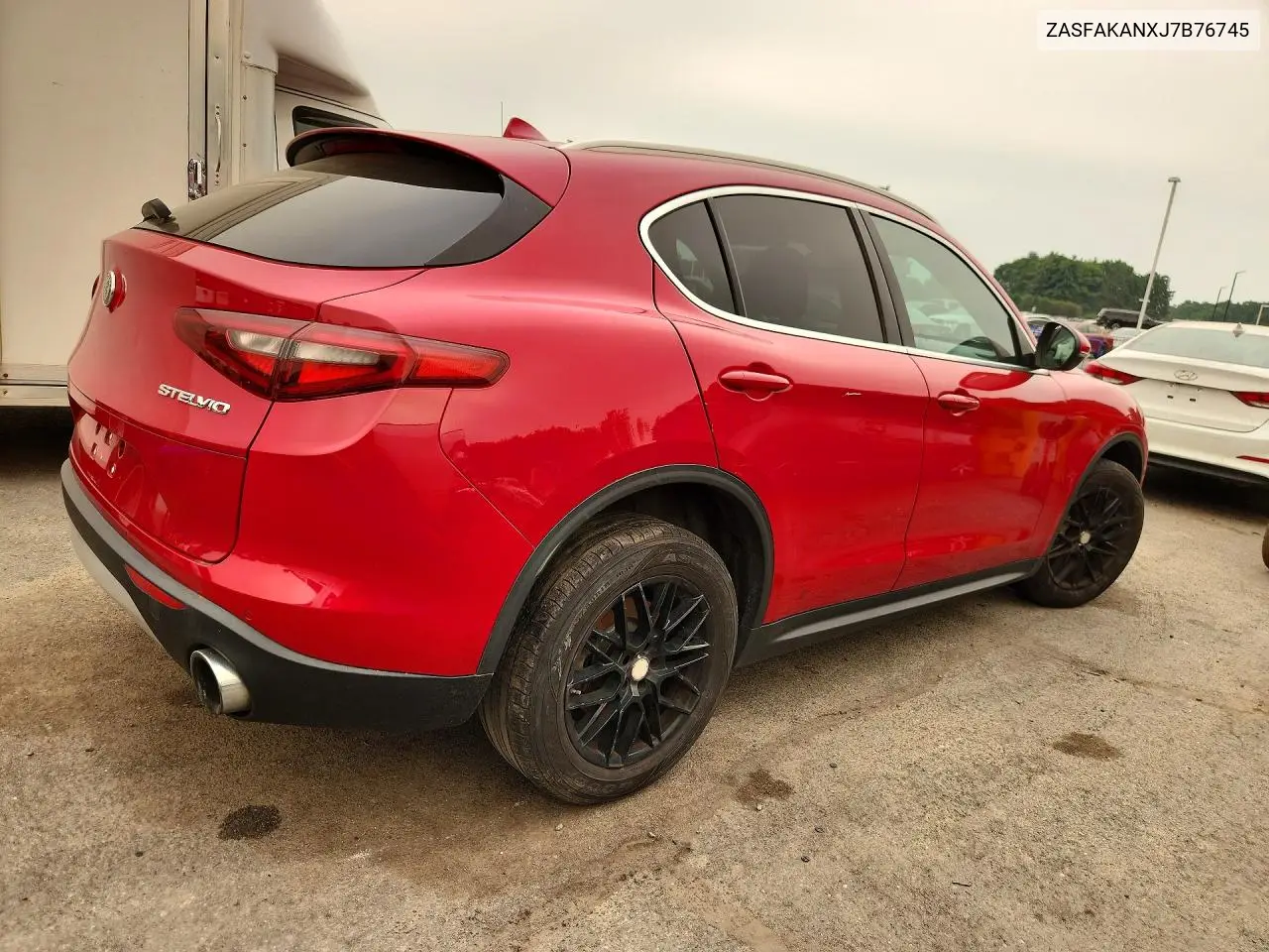 2018 Alfa Romeo Stelvio VIN: ZASFAKANXJ7B76745 Lot: 61469016